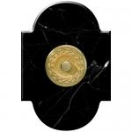 Marbre Chapeau 100x145 collerette Empire Noir
