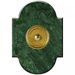 Marbre Chapeau 100x145 collerette Directoire Vert