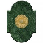 Marbre Chapeau 100x145 collerette Empire Vert